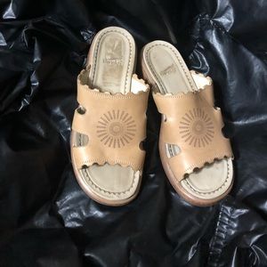 Dansko Slip on Sandal Clogs Sz 38